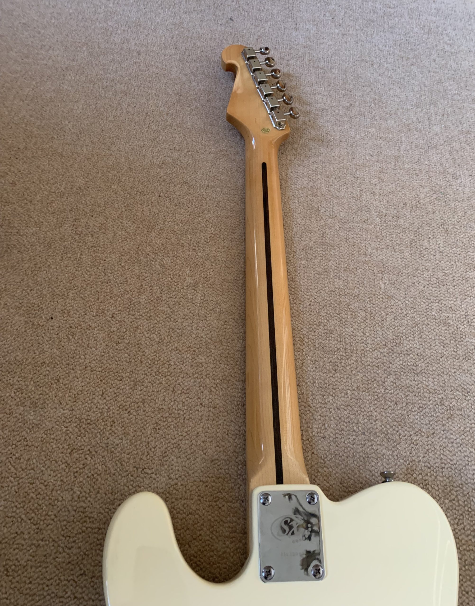 SX Electric Guitar Telecaster Vintage White - Image 8