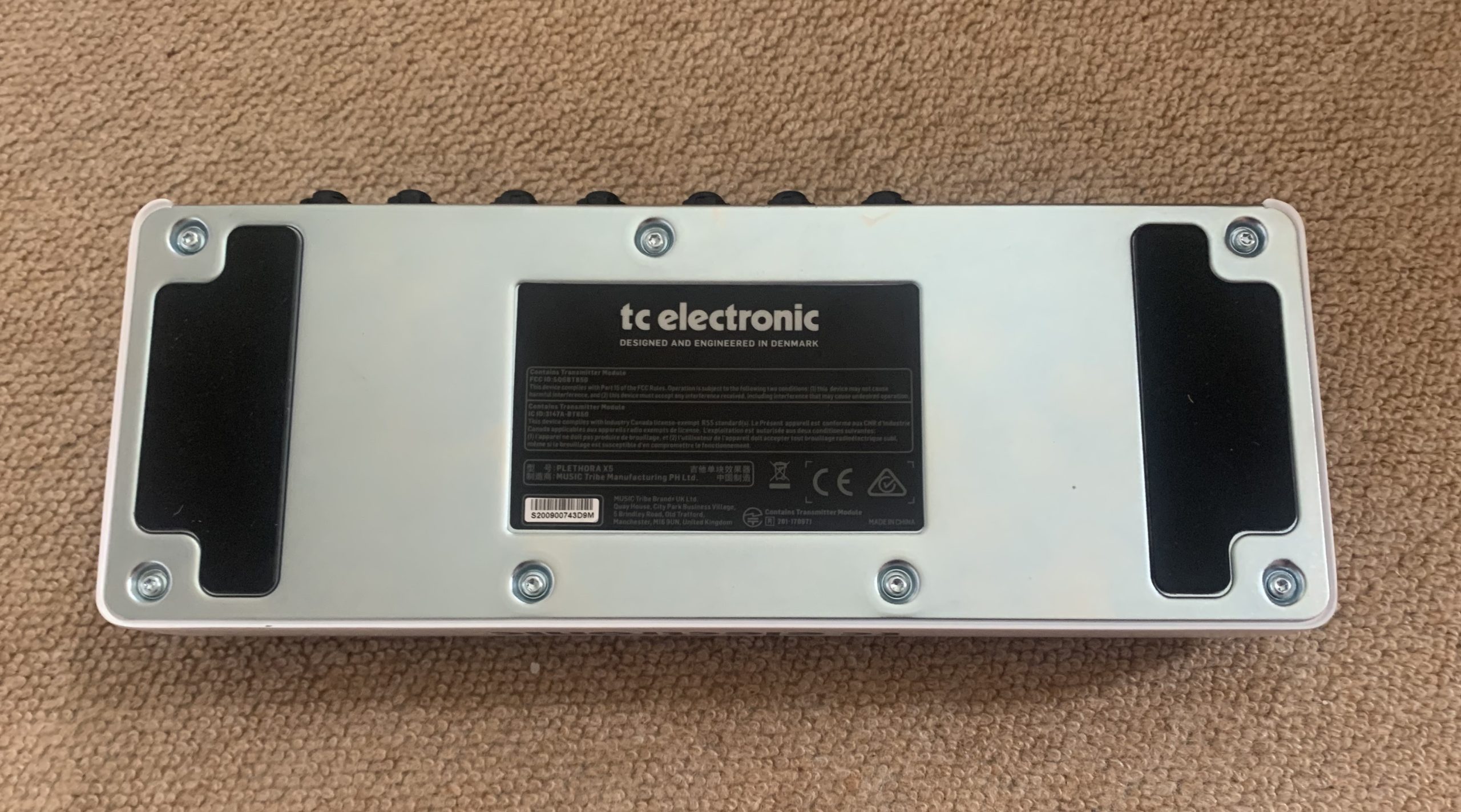 TC ELECTRONIC PLETHORA X5 TONEPRINT MULTI-FX PEDALBOARD - Rock