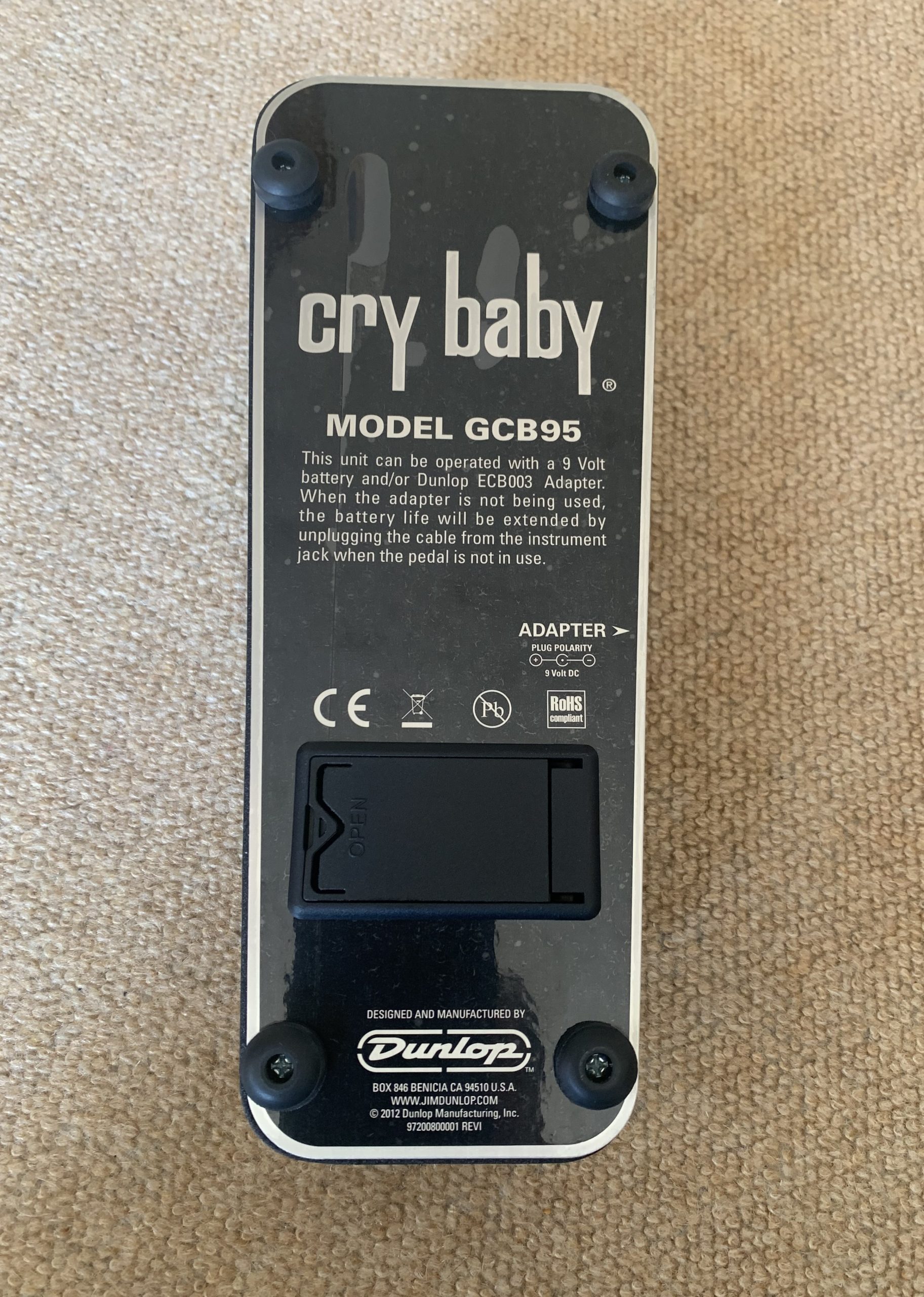 Dunlop GCB95 CryBaby Wah Pedal - Image 3