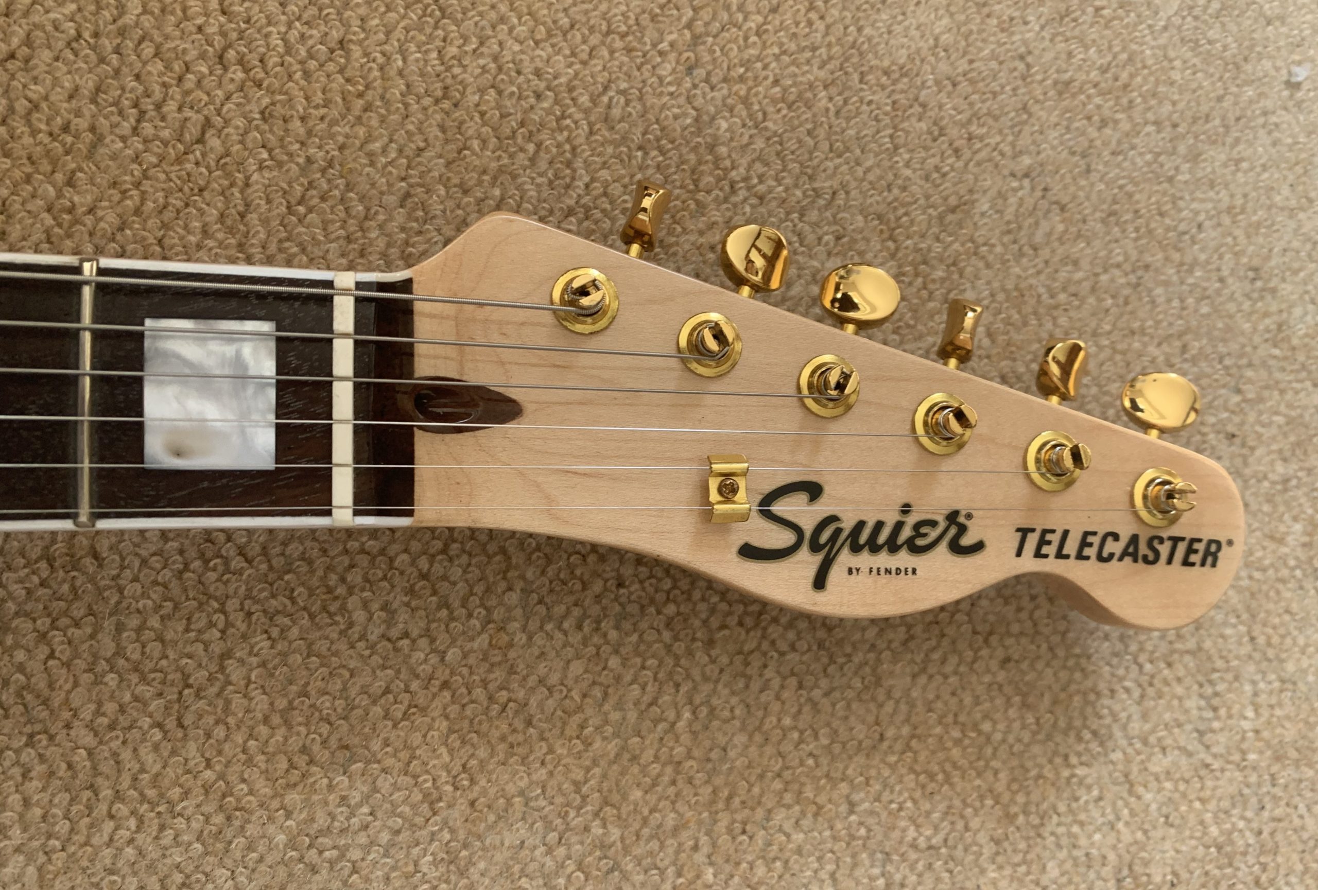 Squier 40th Anniversary Black and Gold Edition Telecaster 2022 - Image 7