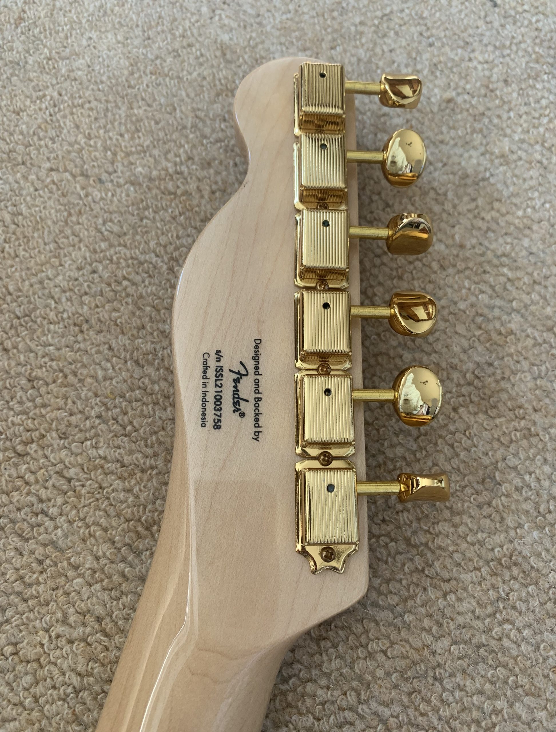 Squier 40th Anniversary Black and Gold Edition Telecaster 2022 - Image 6