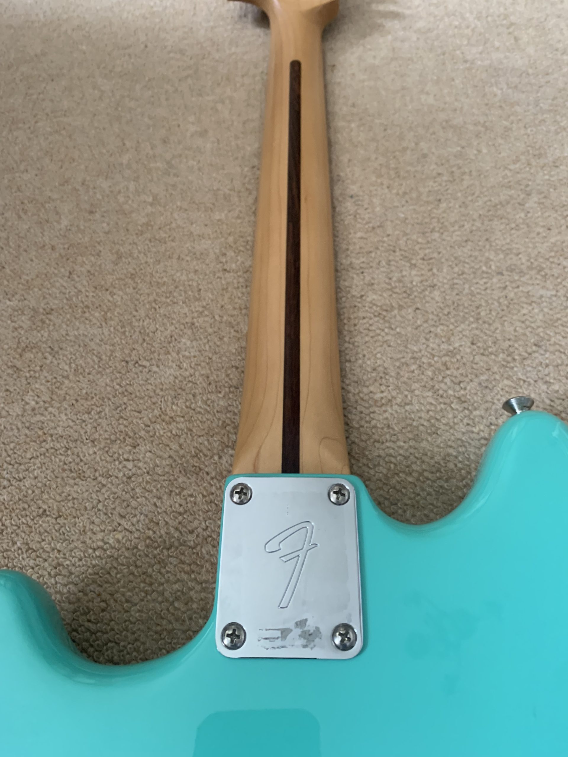 FENDER PLAYER MUSTANG 90 IN SEAFOAM GREEN 2017 Mexico - Image 8