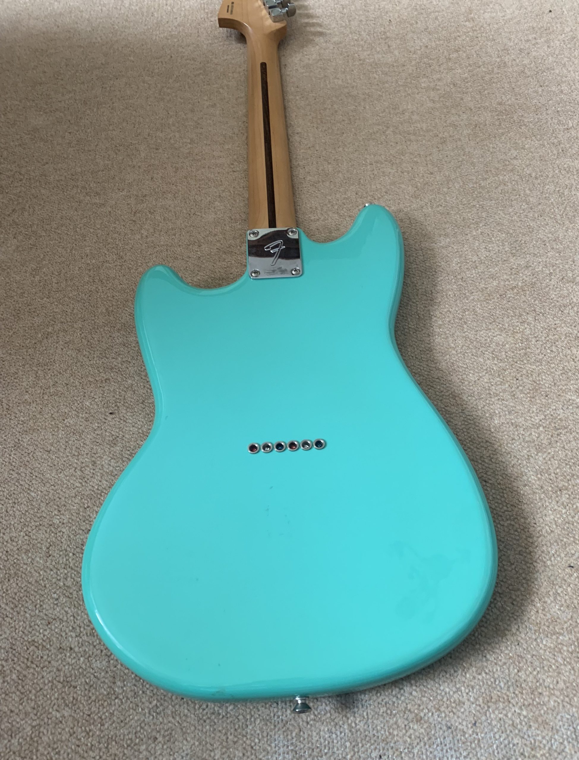 FENDER PLAYER MUSTANG 90 IN SEAFOAM GREEN 2017 Mexico - Image 9