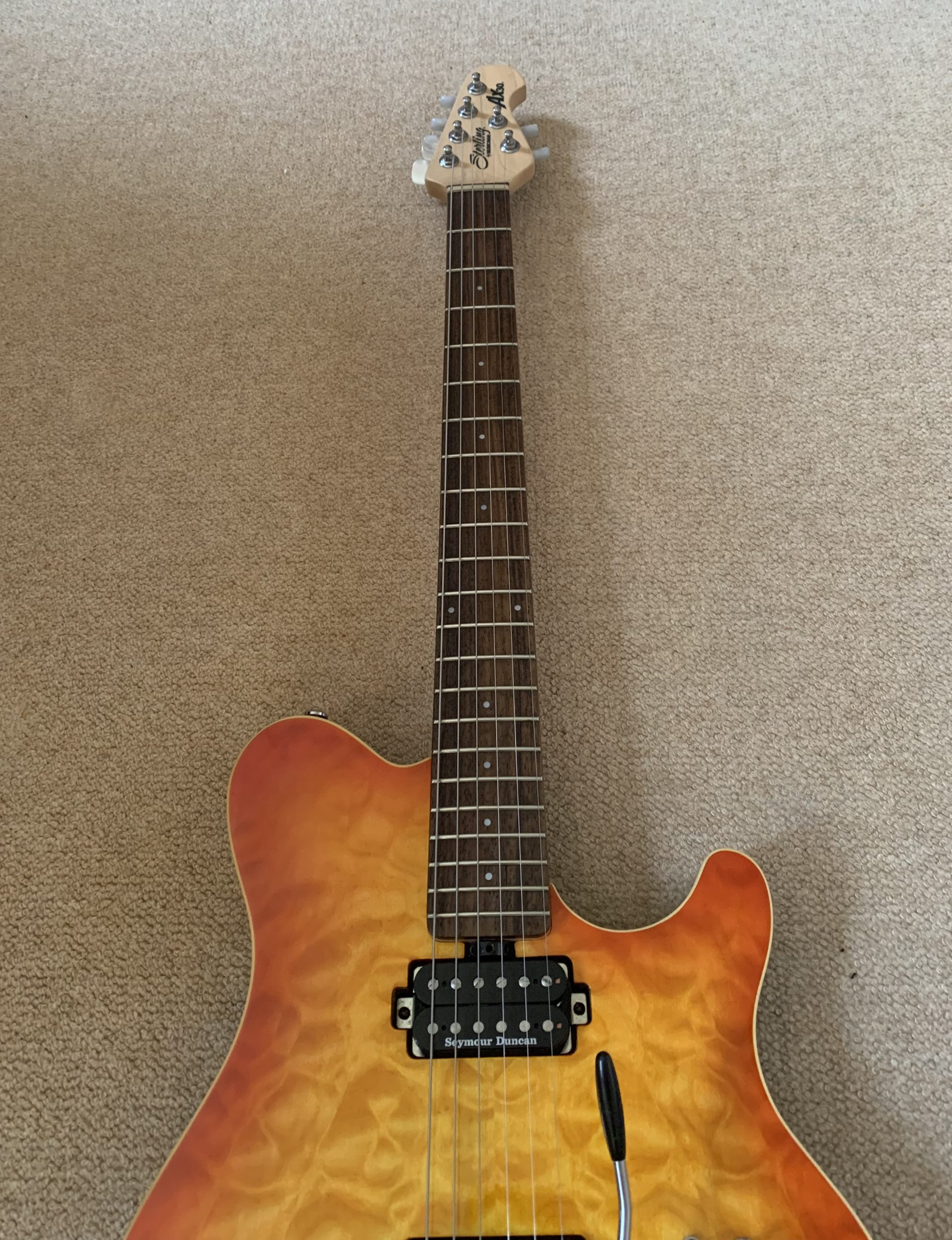 Music Man Sterling AX30 Electric; Piezo and Midi Interface