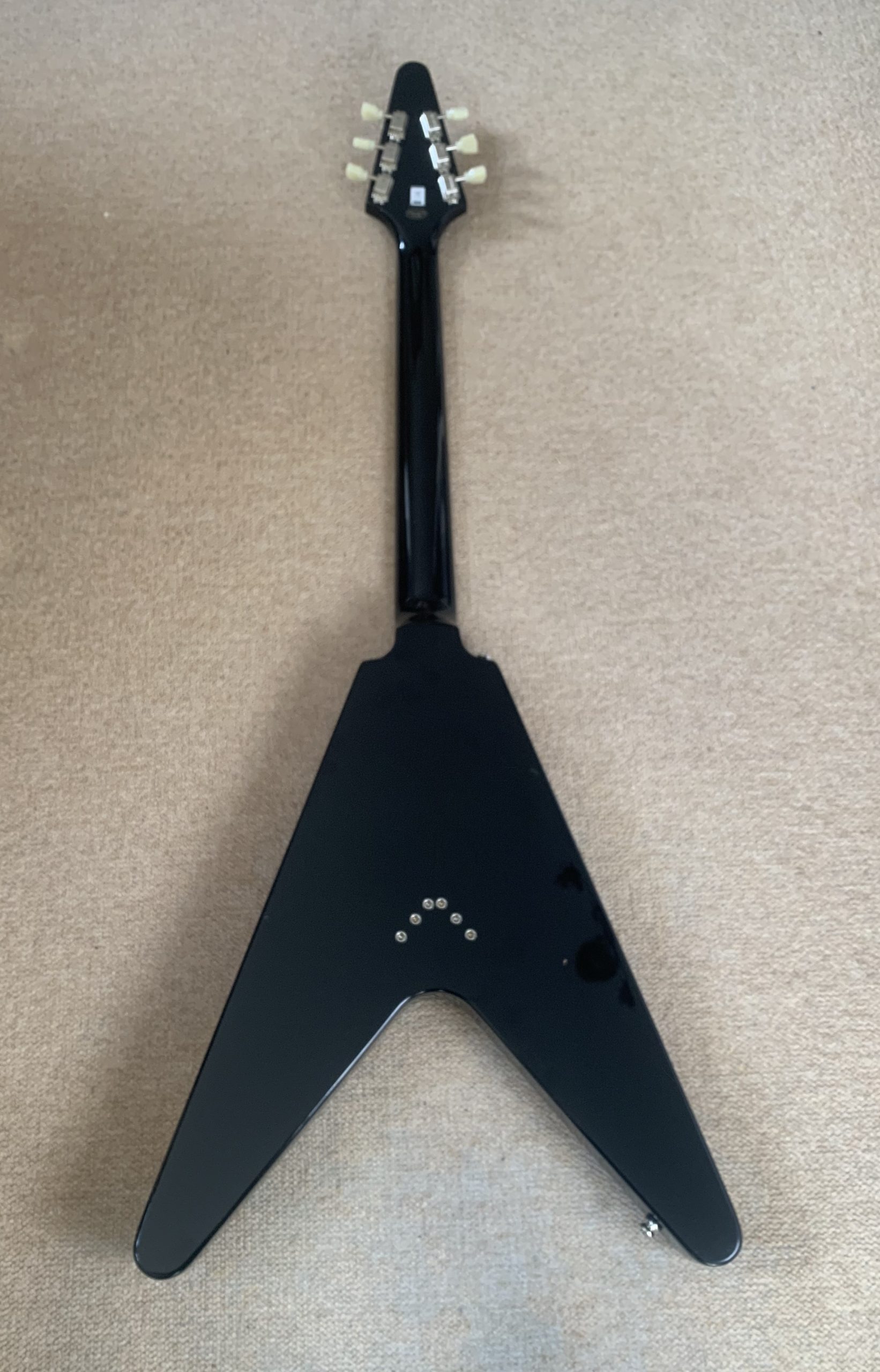 Epiphone Flying V, Ebony 2023 China - Rock Stock Stores