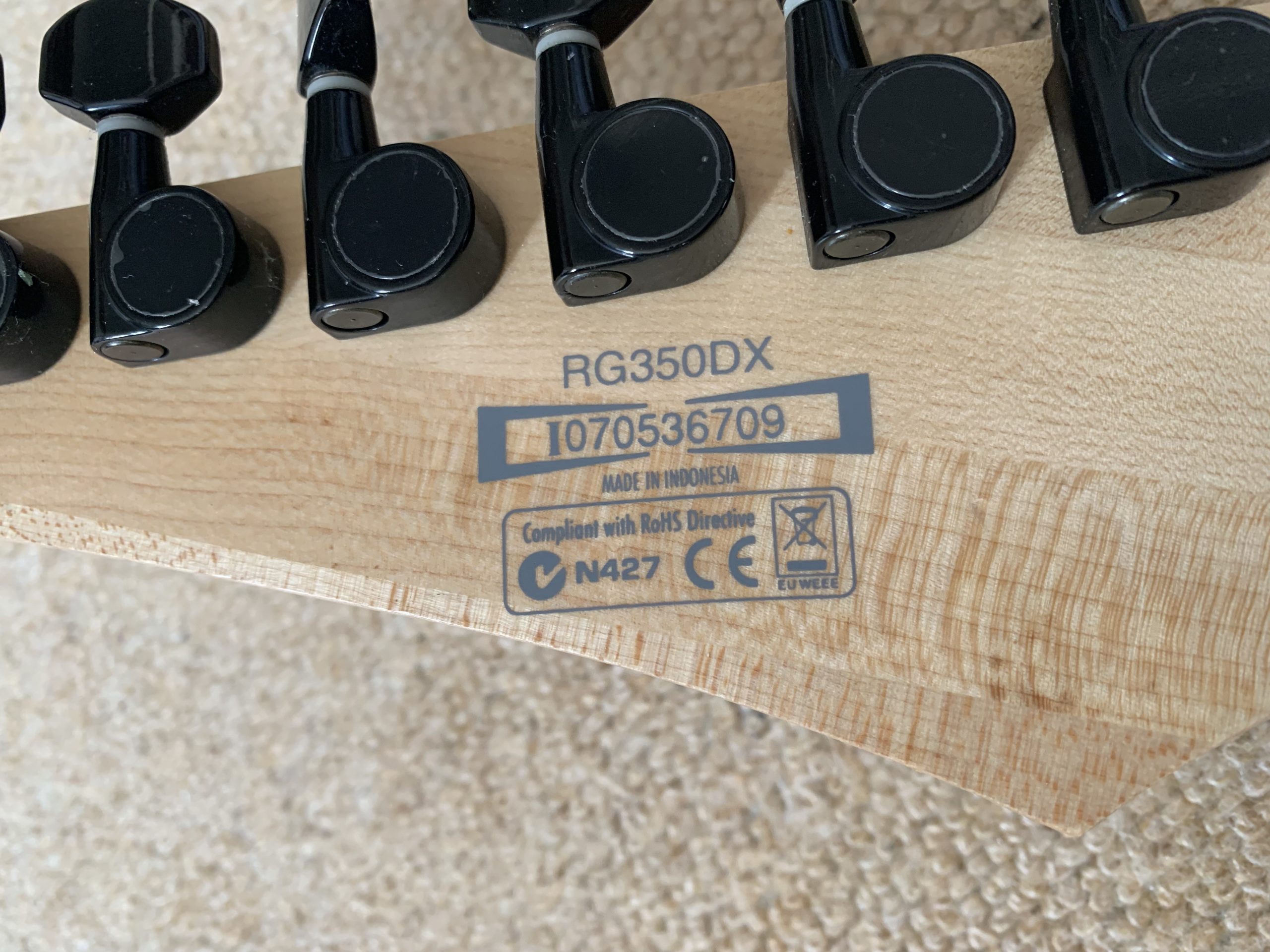 Ibanez RG350DX, White - Image 12