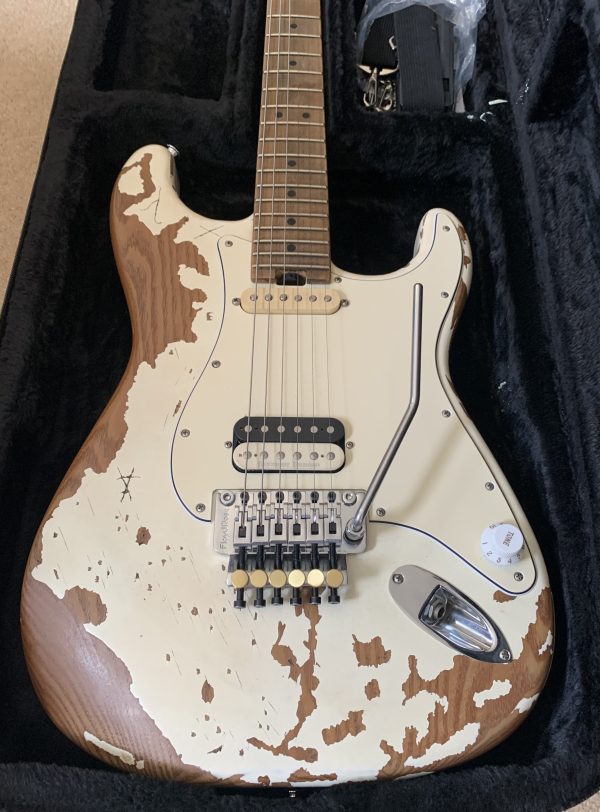 Charvel Henrik Danhage Ltd Ed Signature Pro-Mod So-Cal, White Relic - Image 2