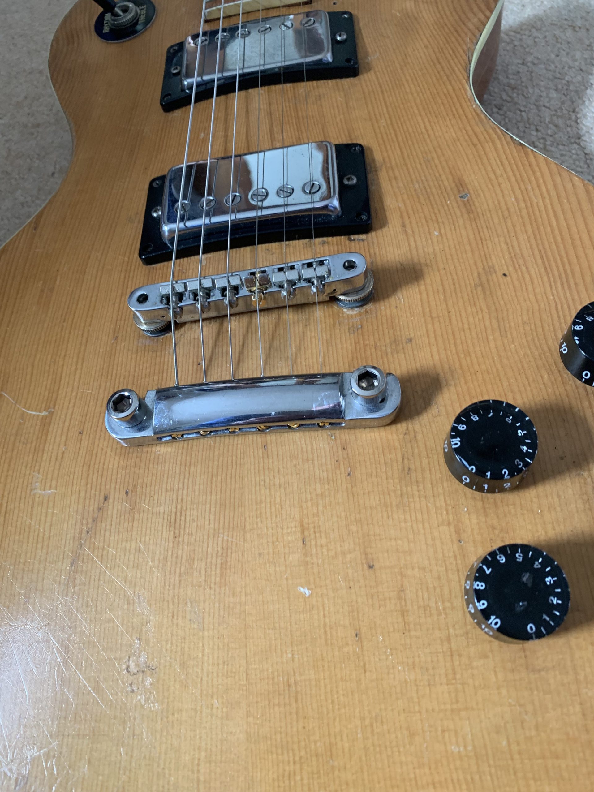 Kay Les Paul 1970s Natural, Made in Japan, Vintage Gibson Lawsuit