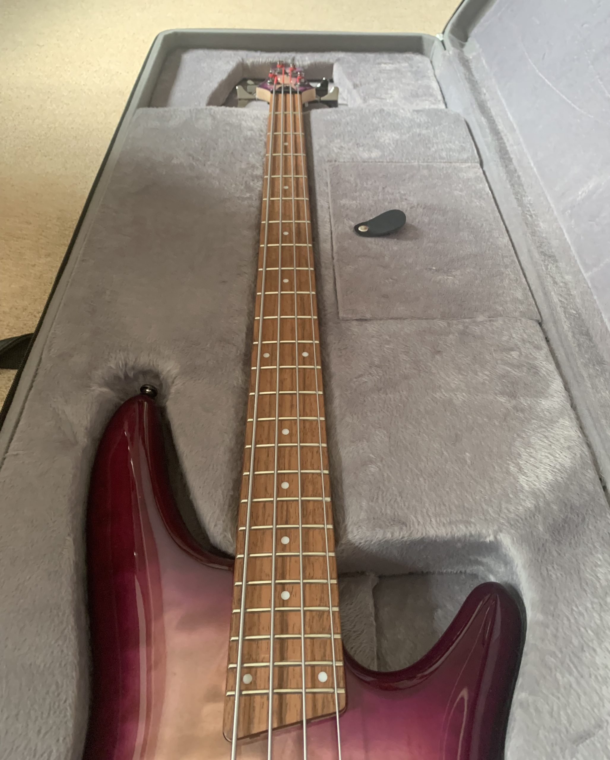 Ibanez SR400EQM Bass 2018, Purple Space Burst - Image 3