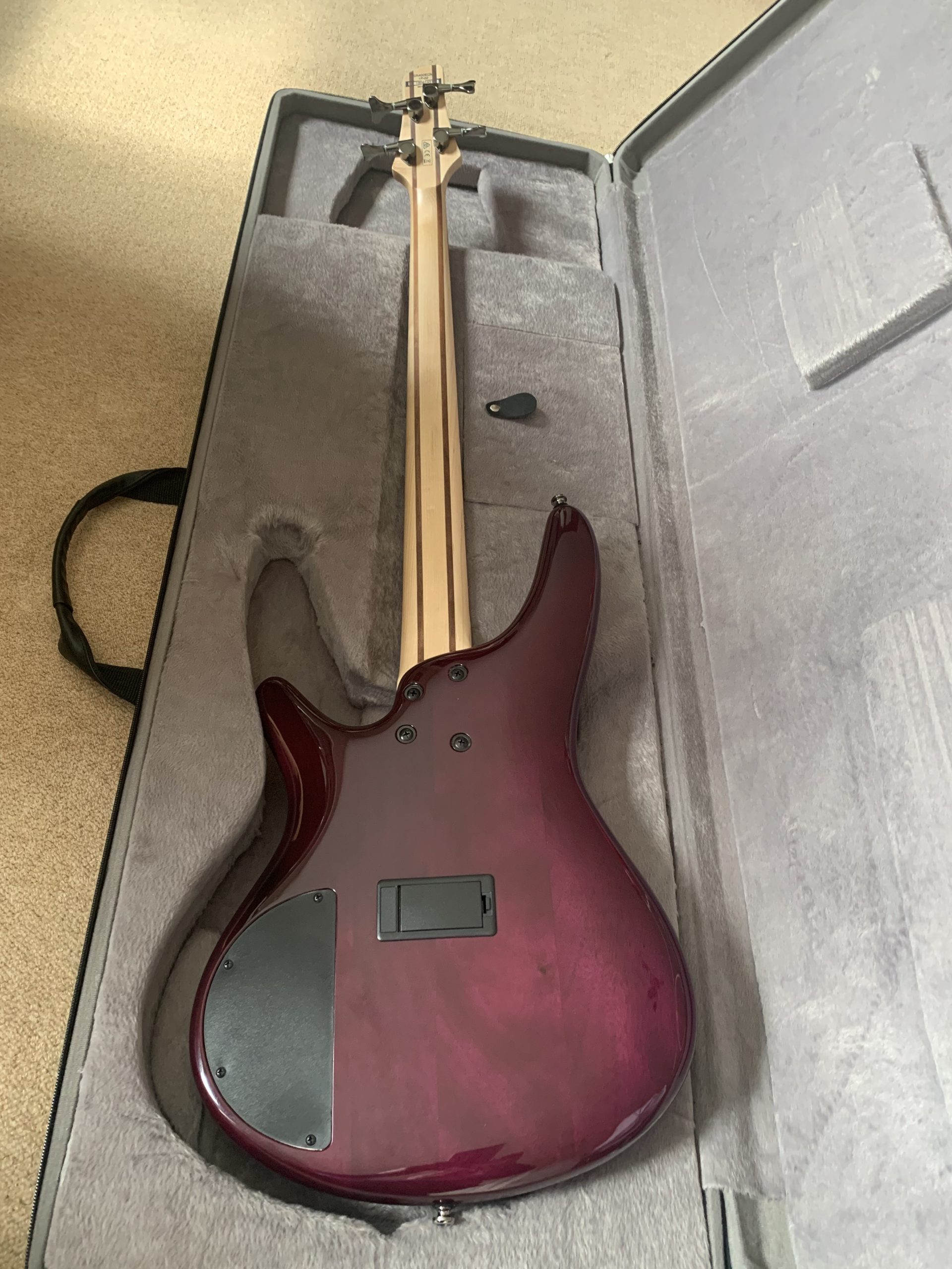 Ibanez SR400EQM Bass 2018, Purple Space Burst - Image 8