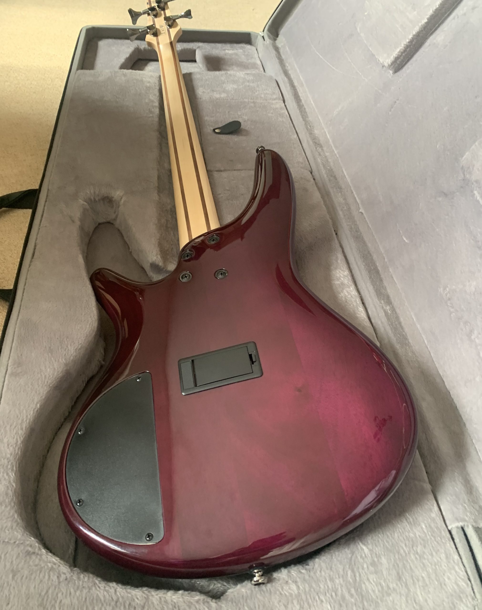 Ibanez SR400EQM Bass 2018, Purple Space Burst - Image 11