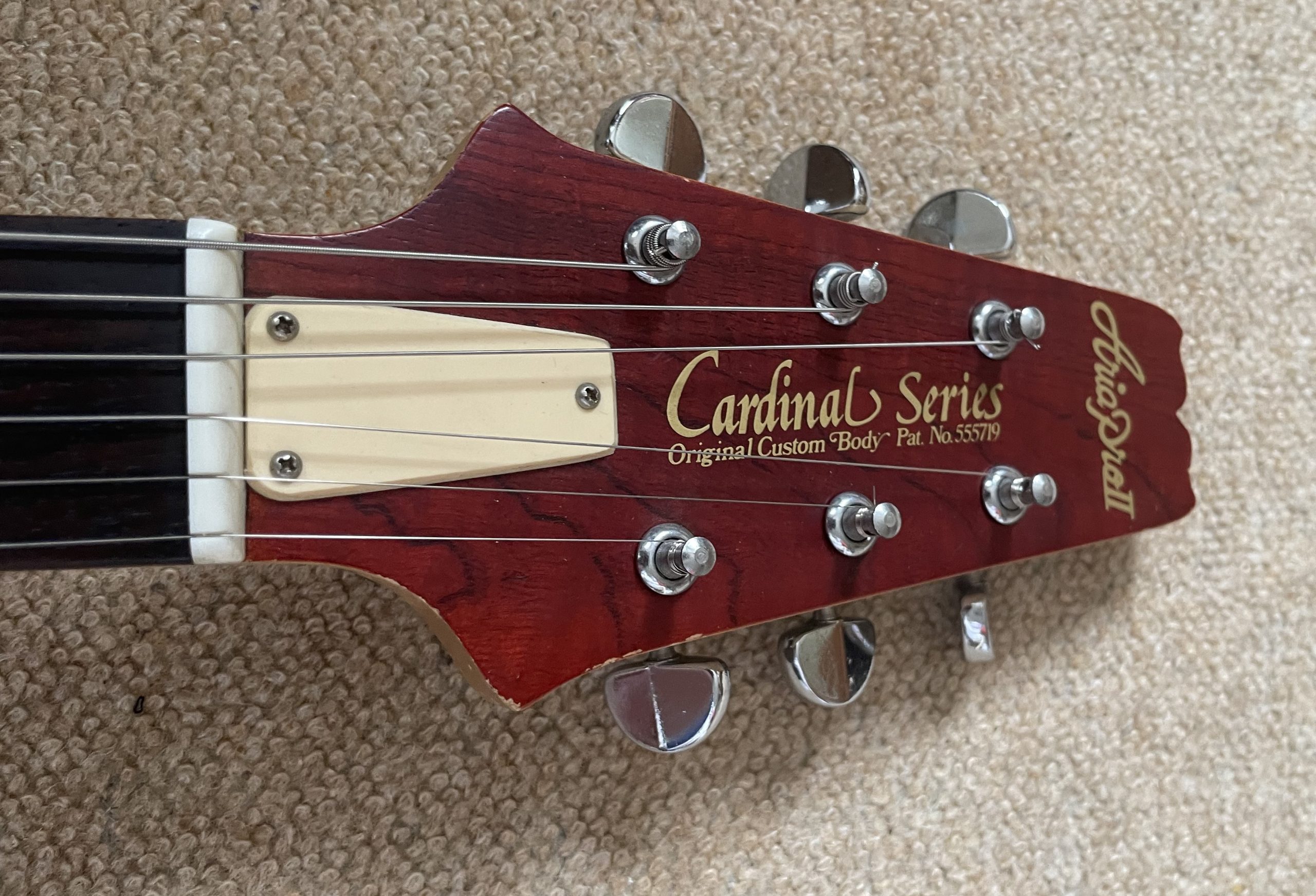 Aria Pro II Cardinal Series CS-250 Padouk Red 1980 MIJ Electric