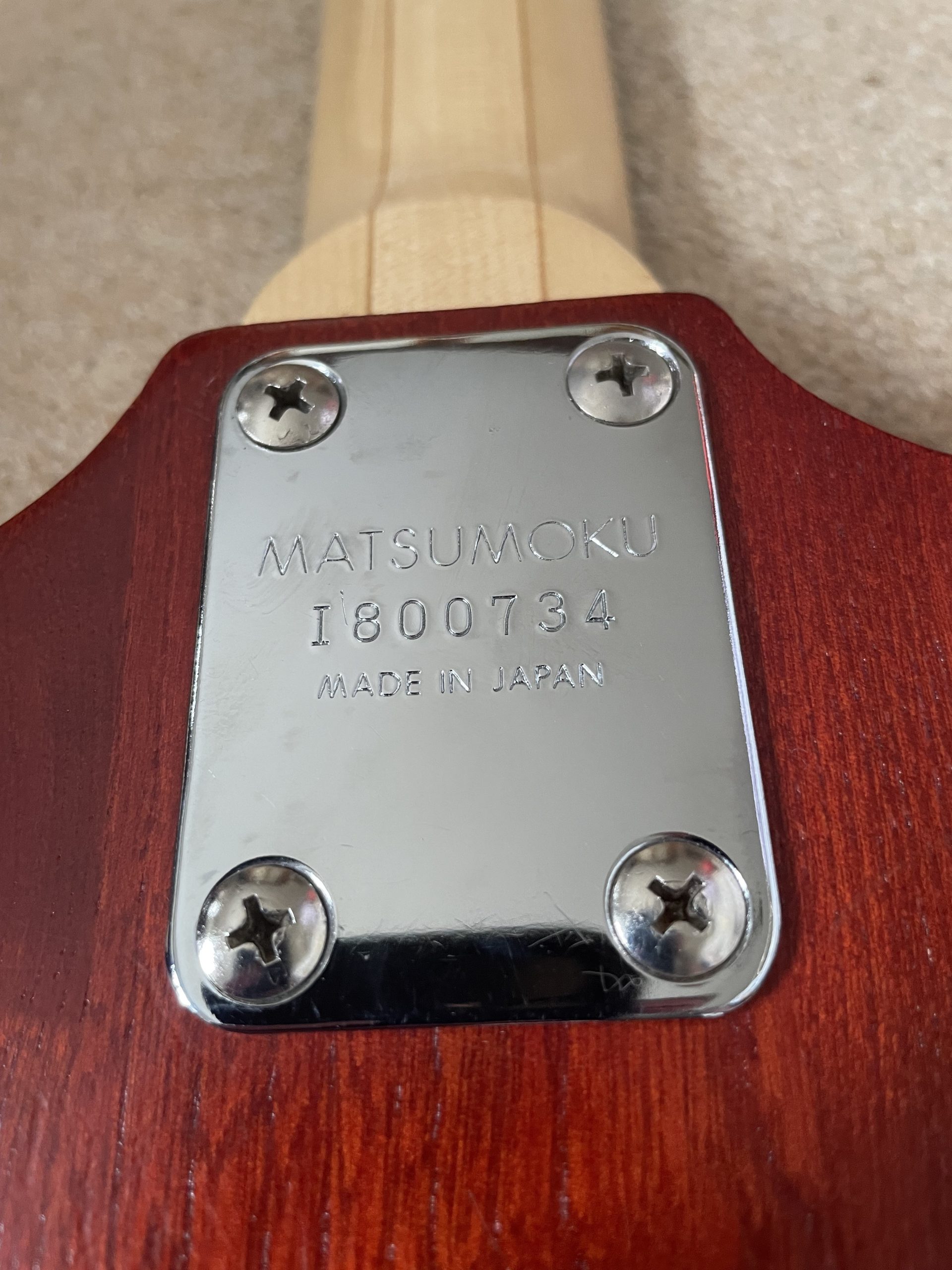 Aria Pro II Cardinal Series CS-250 Padouk Red 1980 MIJ Electric