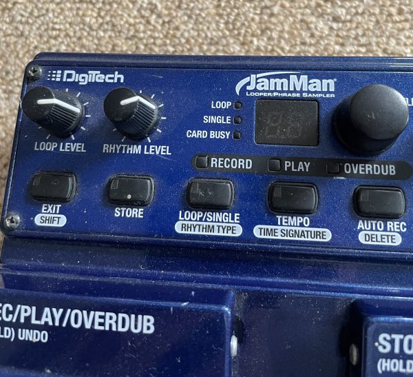 Jamman Rufik Digitech JML Jamman Looper / Phrase Sampler Guitar Effect Pedal + Power ...