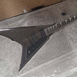 LTD Kirk Hammett-V Black Sparkle
