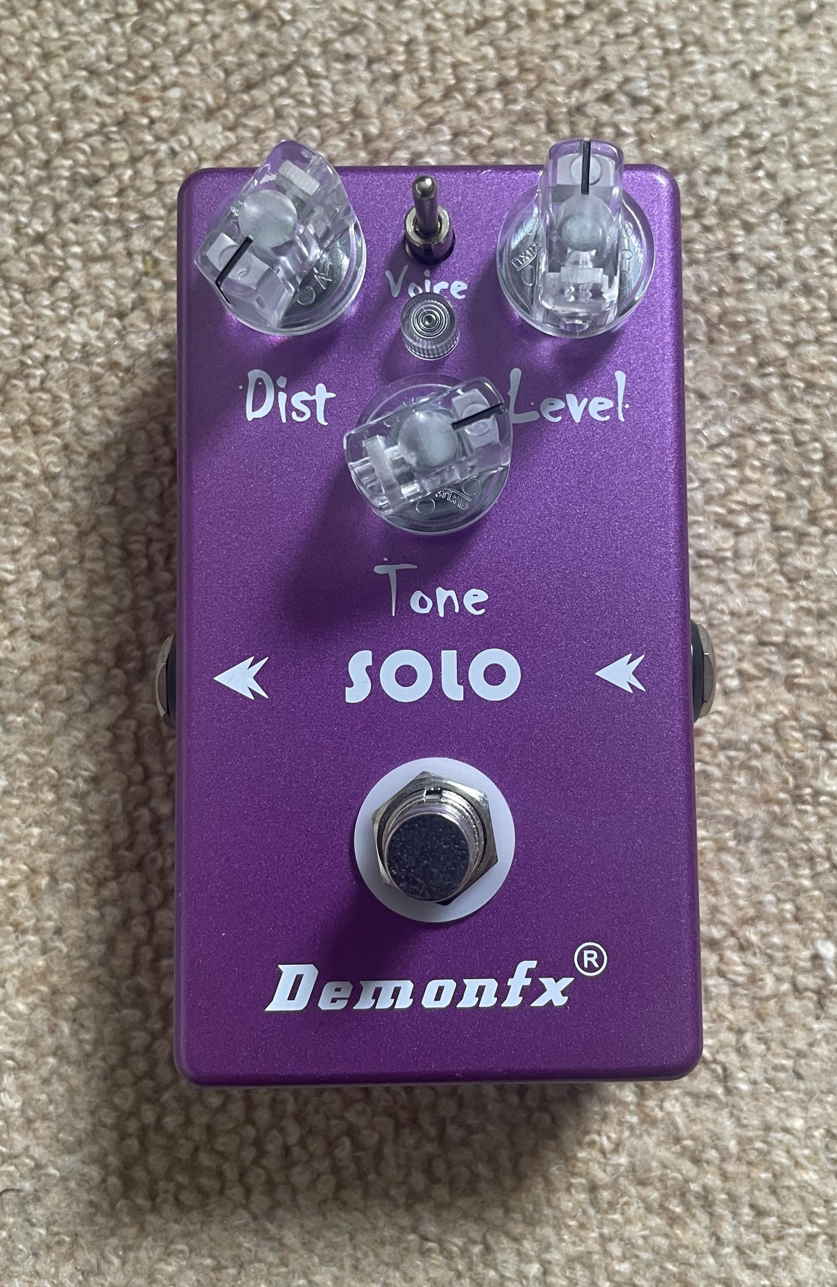 DemonFX SOLO High Gain Distortion High quality Guitar Effect Pedal
