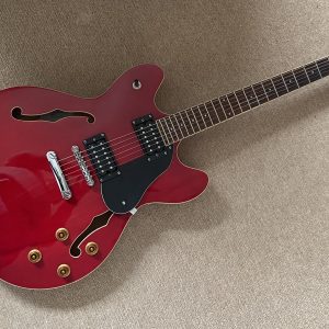 Washburn HB-30 Electric Guitar Cherry Red, Semi-Hollow