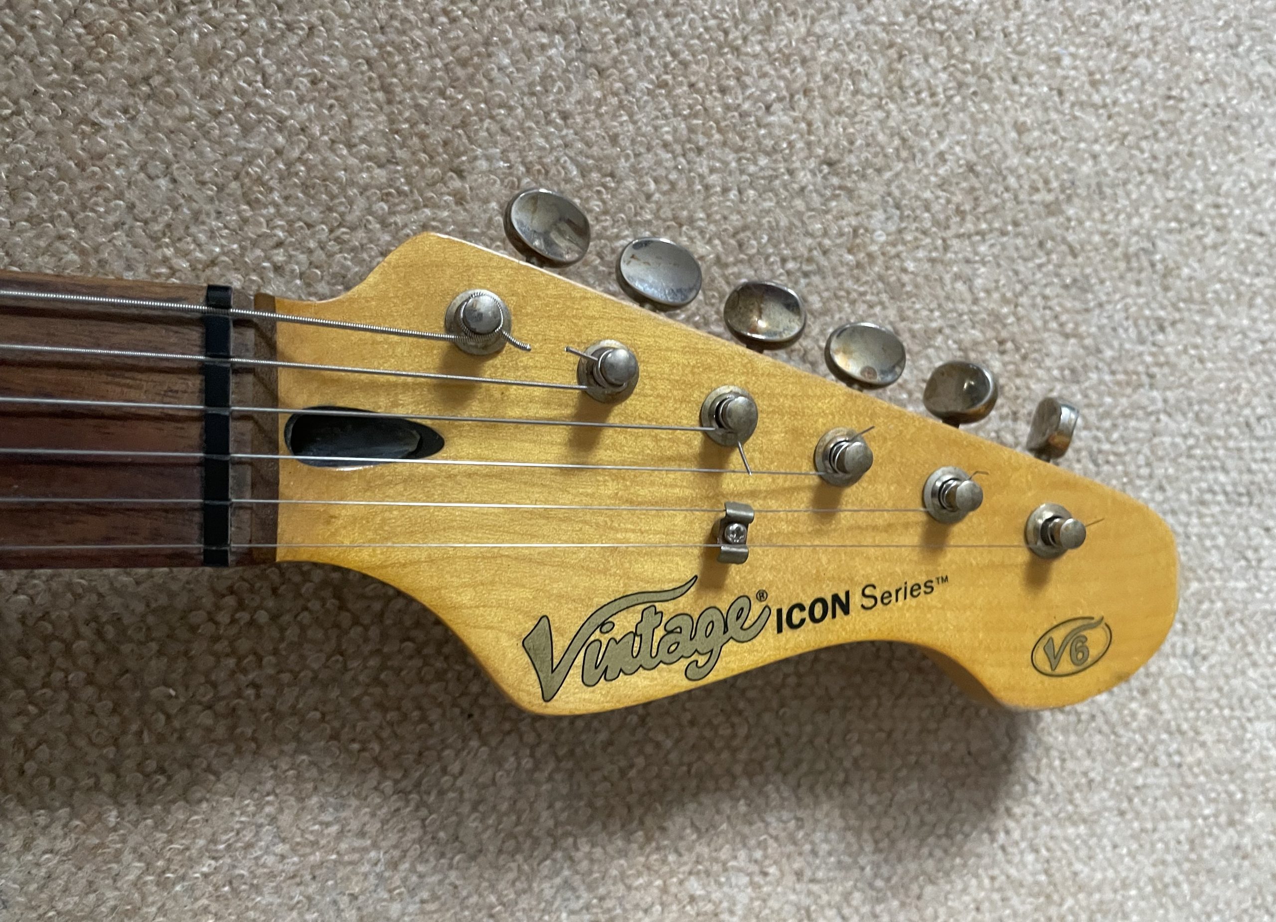 Vintage V6 Icon HSS, Distressed Sunburst - Image 4