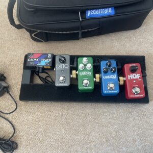 Pedaltrain Nano+ Pedal Board with Soft Case Fully loaded with tc electronic mini pedals and power