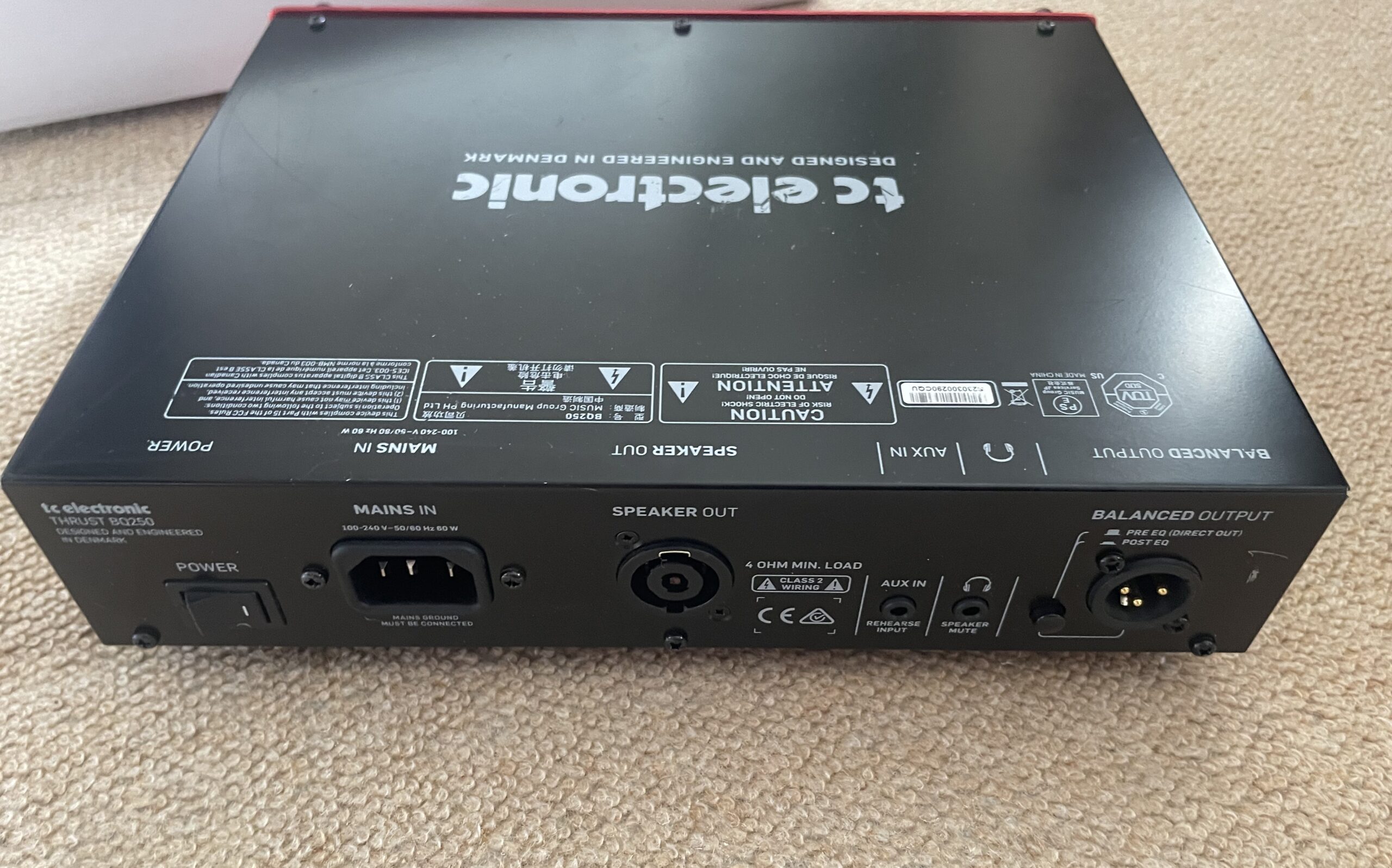 TC Electronic Thrust BQ250 Bass Head - Image 8