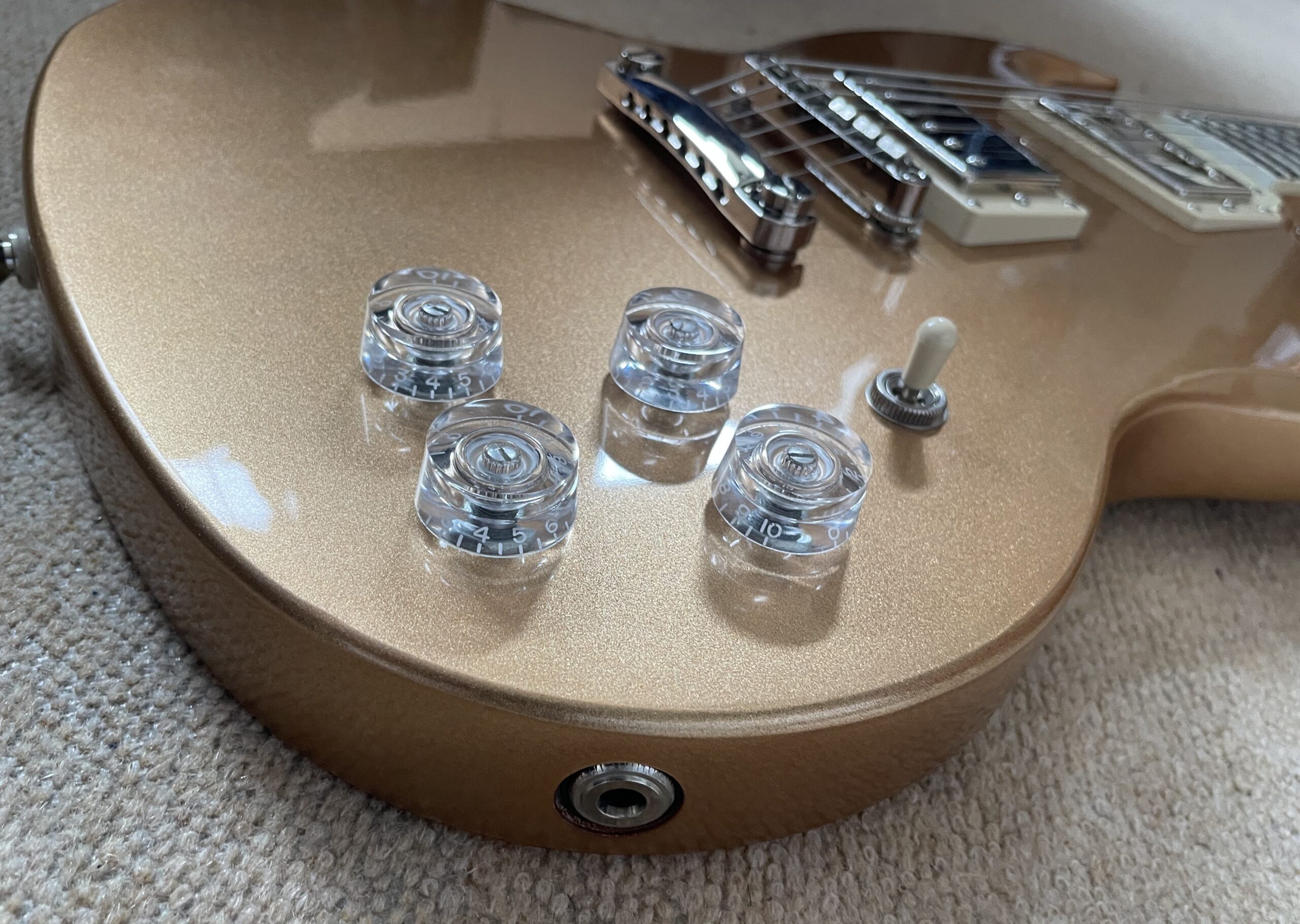 Epiphone SG Muse Electric Guitar, Smoked Almond Metallic(Gold) - Image 3