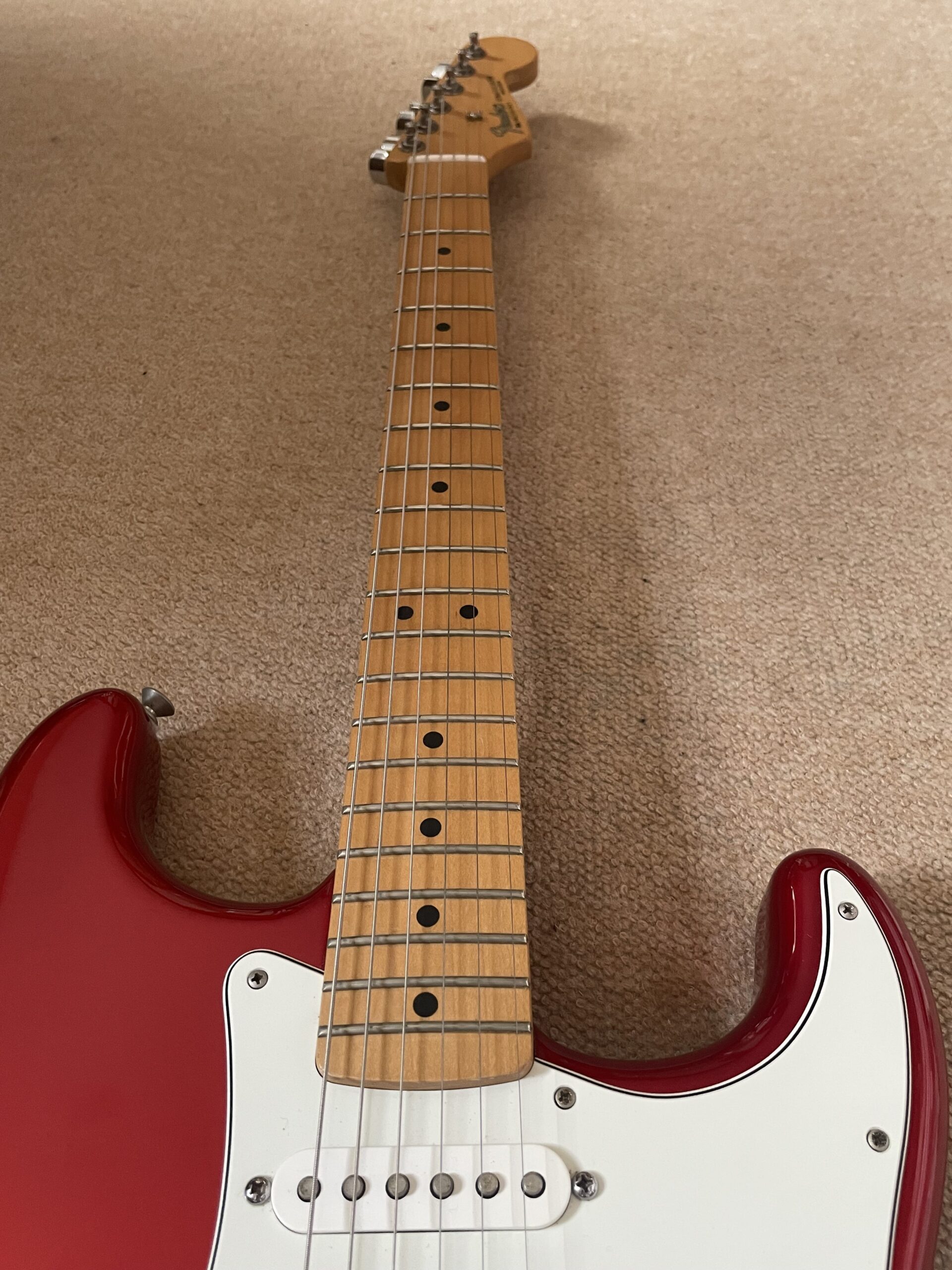 Fender Stratocaster Mexican- candy apple red 2007 - Image 5