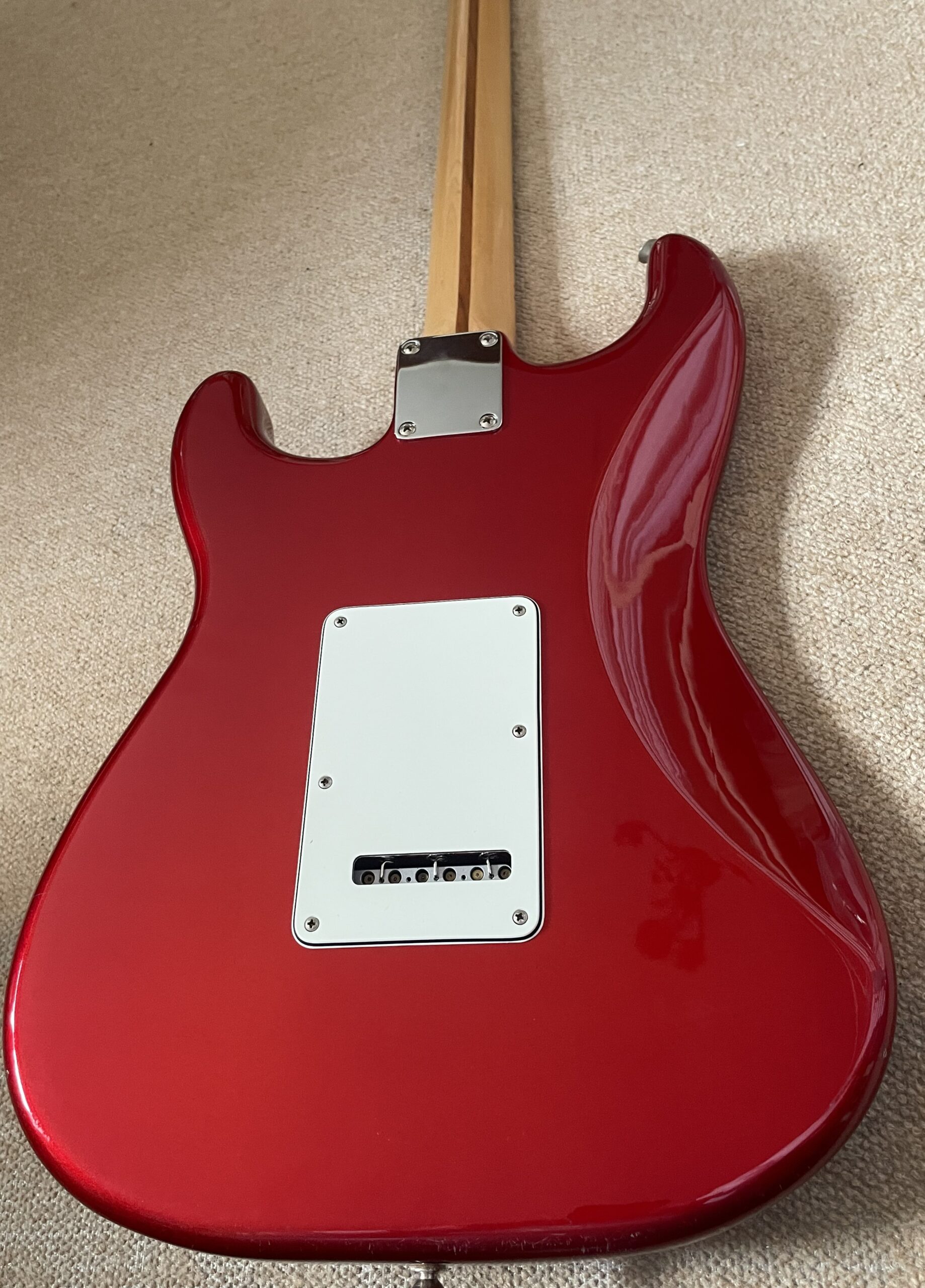 Fender Stratocaster Mexican- candy apple red 2007 - Image 8