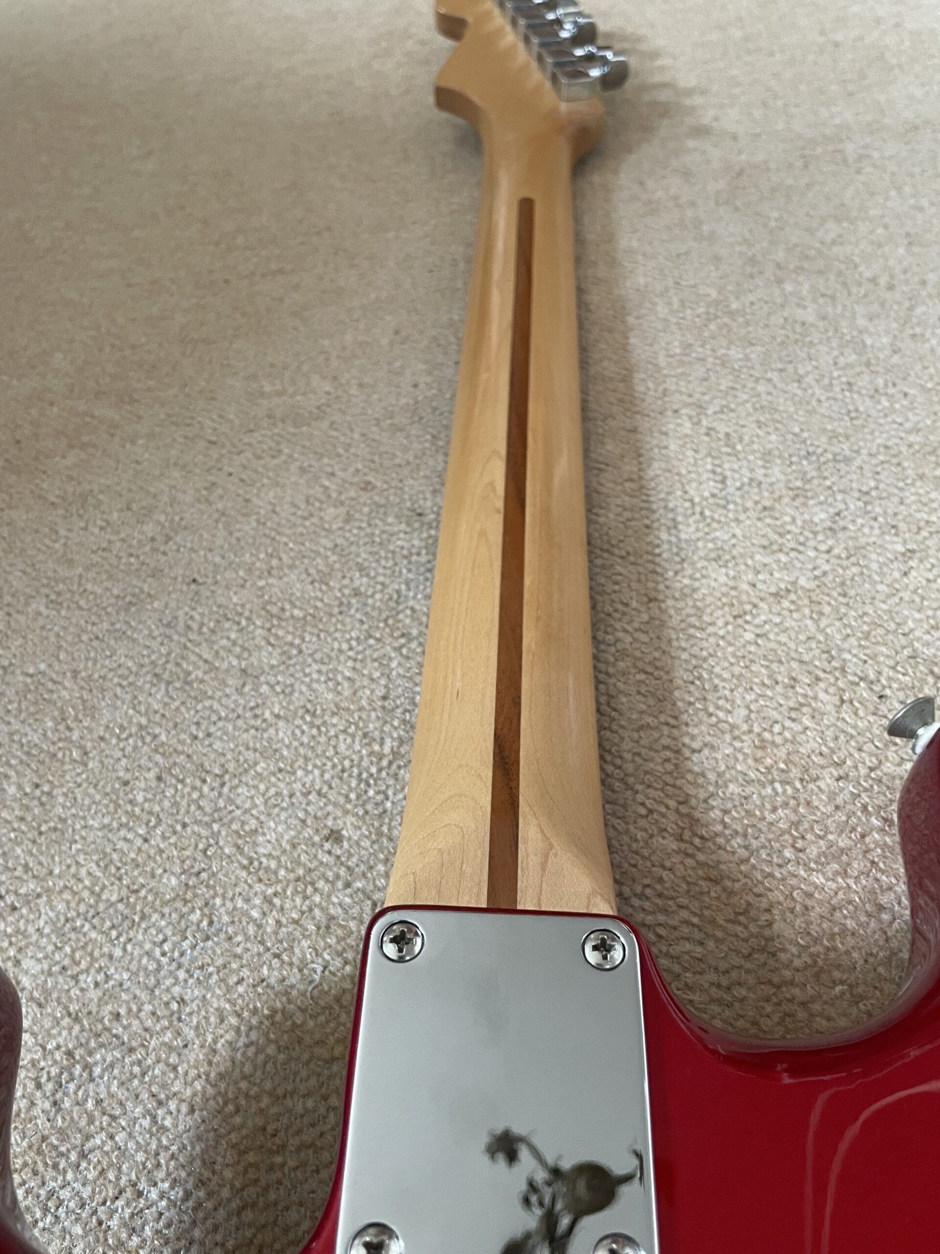 Fender Stratocaster Mexican- candy apple red 2007 - Image 10