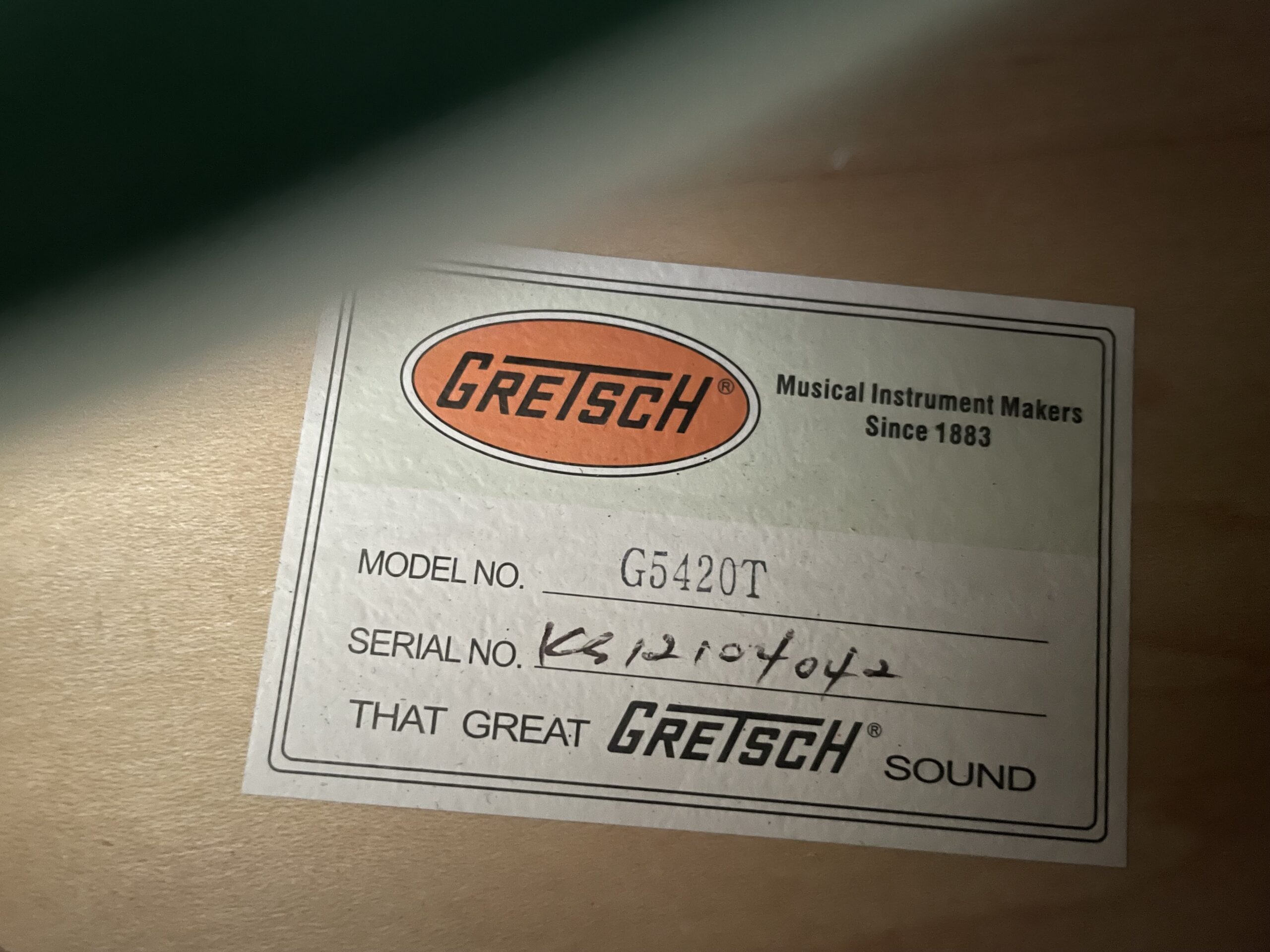 Gretsch G5420T Electromatic Hollow Body, Green, Korea ,Single-Cut with Bigsby - Image 3