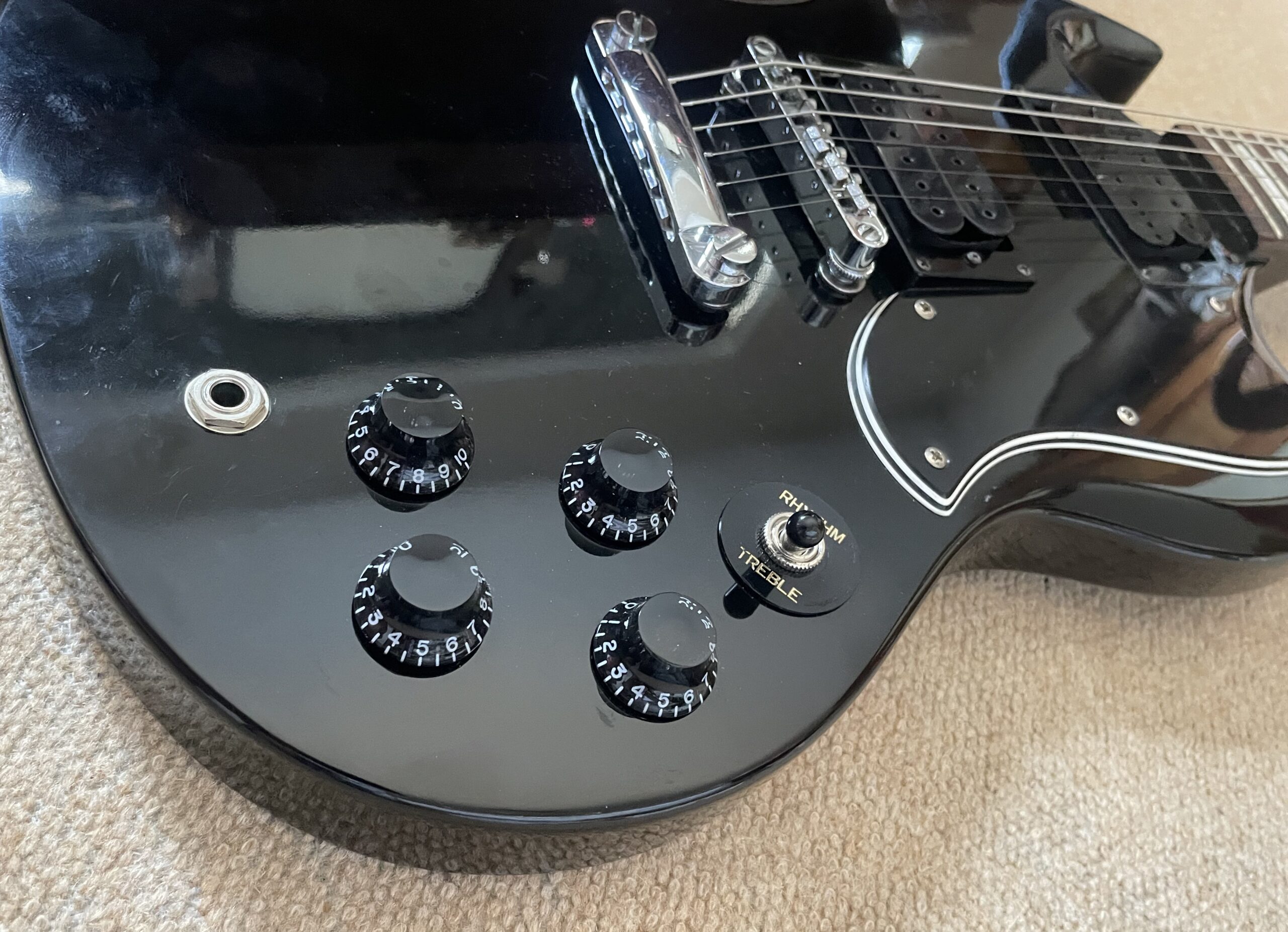 Vintage VS6 ReIssued Electric Guitar ~ Boulevard Black - Image 3