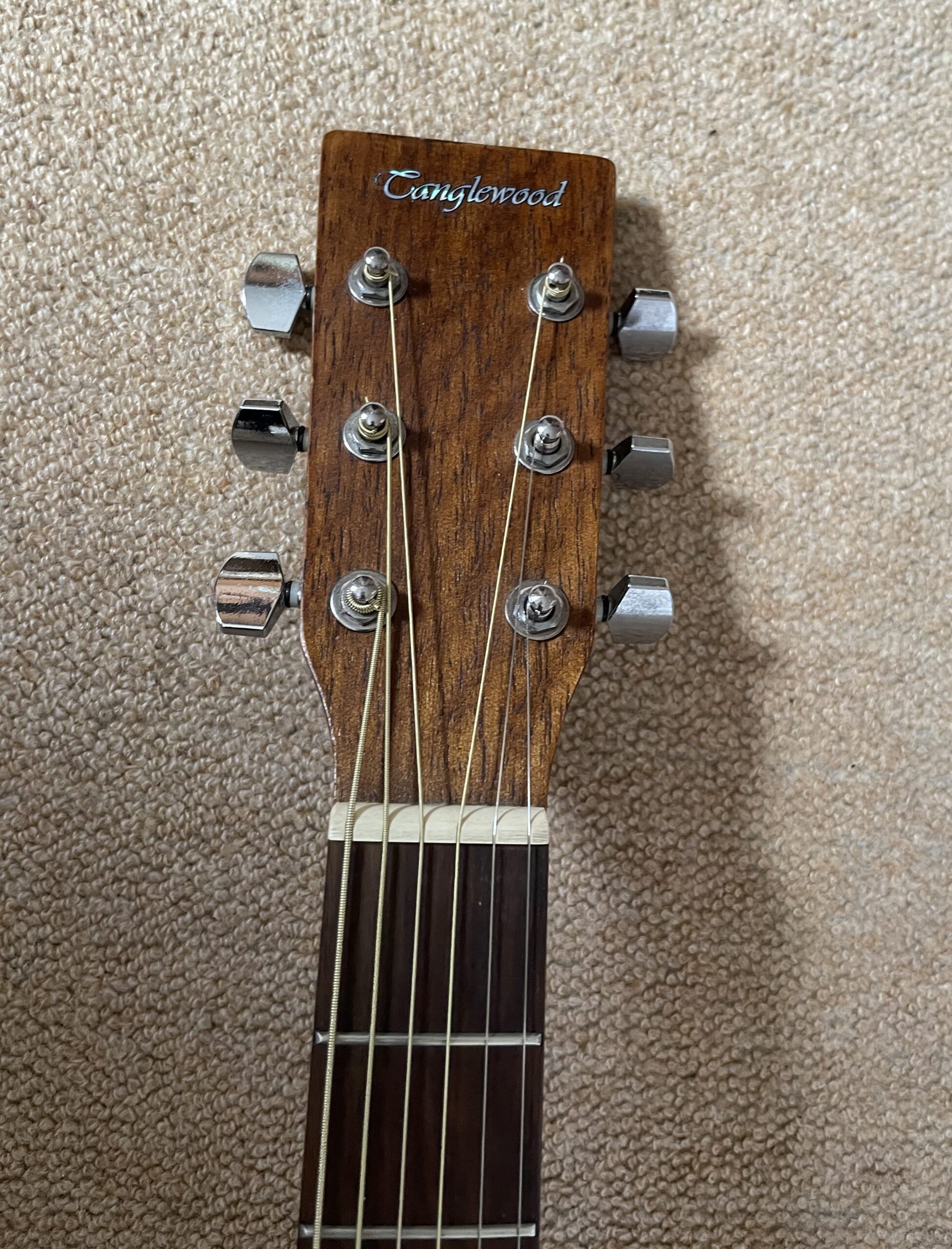 Tanglewood TWCR D Crossroads Dreadnought Acoustic, Whiskey Burst - Image 6