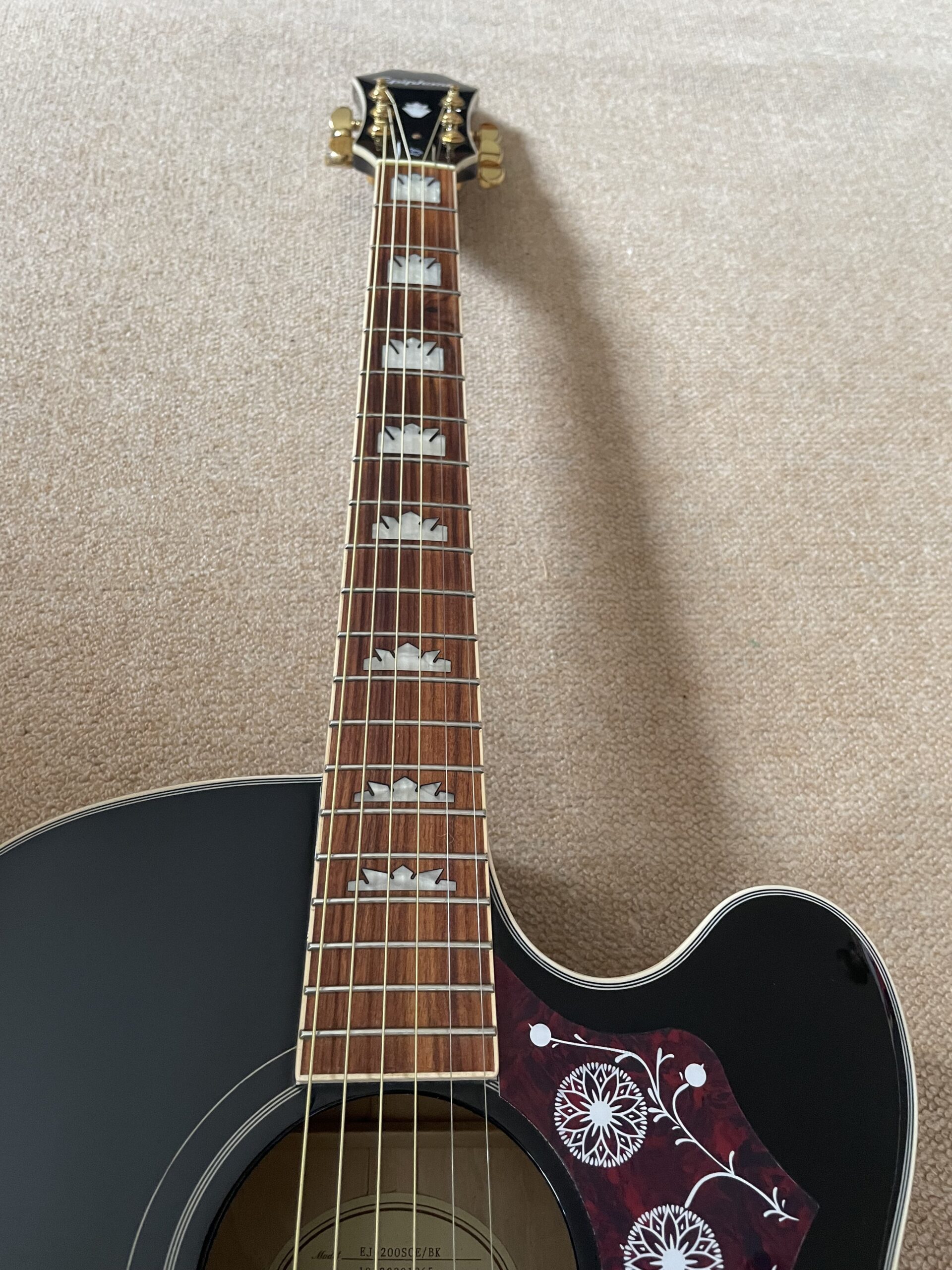 Epiphone J-200EC Studio Black - Image 5