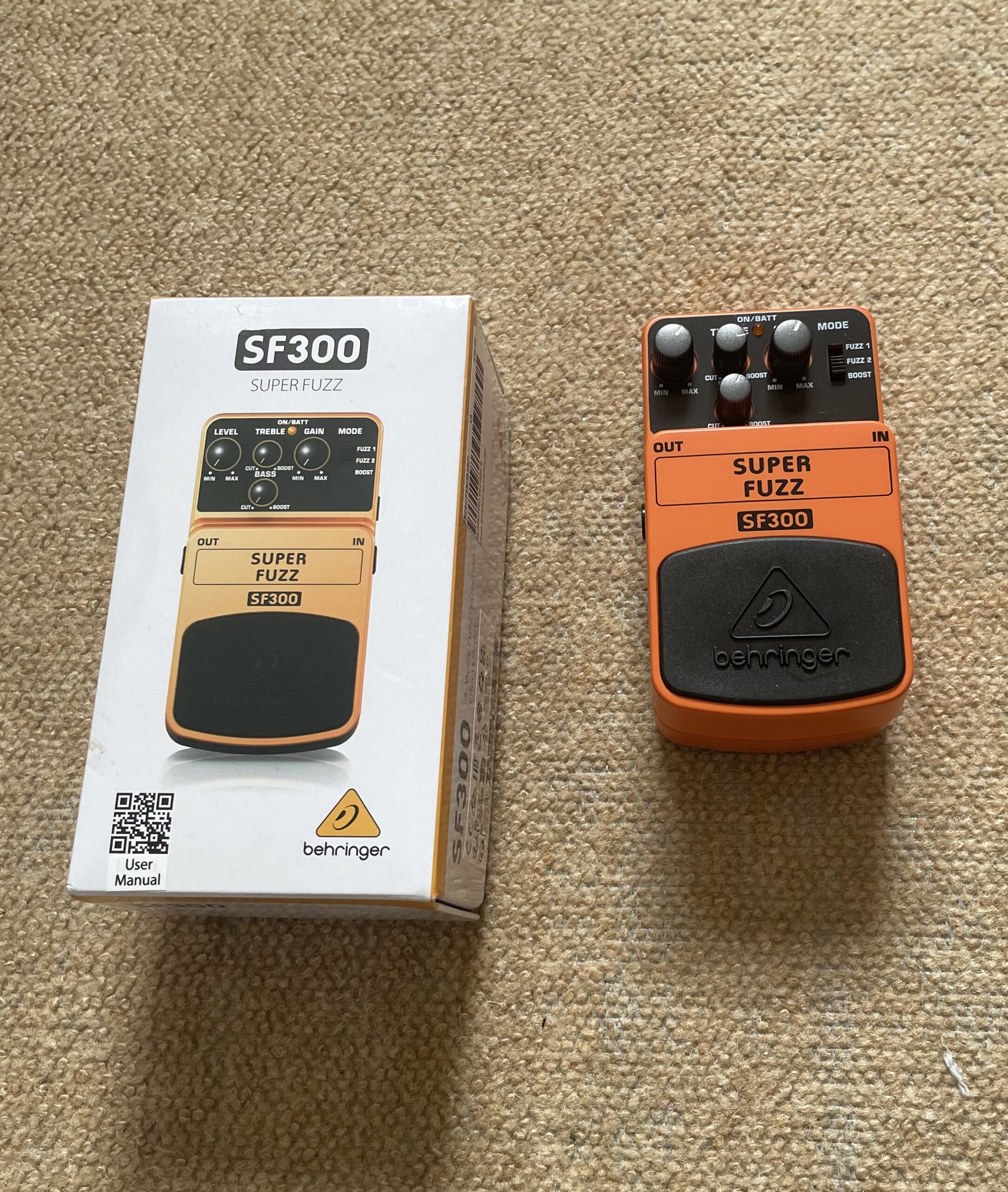 Behringer SF300 Super Fuzz Pedal