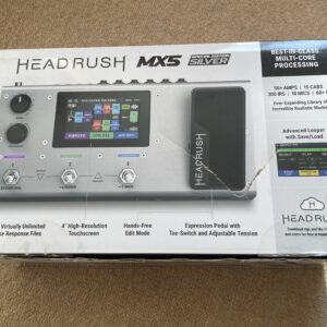 HeadRush MX5 Amp Modelling Guitar Effect Processor Special Edition Silver With Built-In Looper and USB Audio Interface