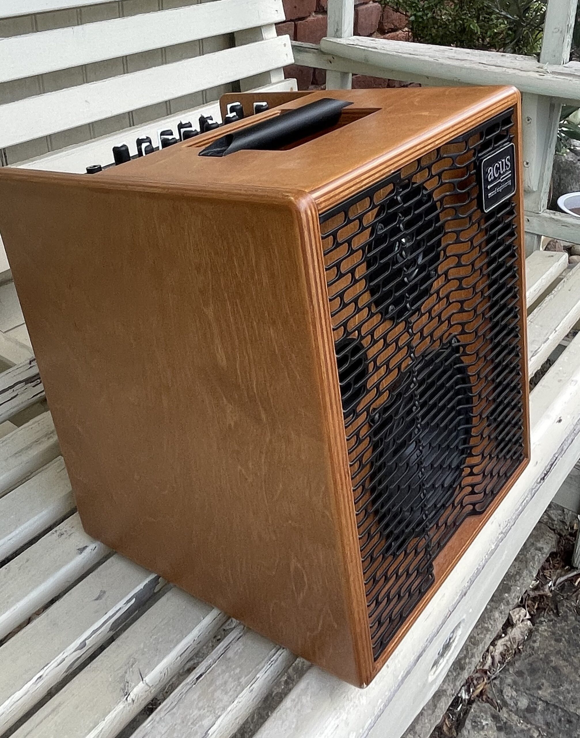Acus One-5T Boutique Acoustic Guitar Amplifier, Wood - Image 4