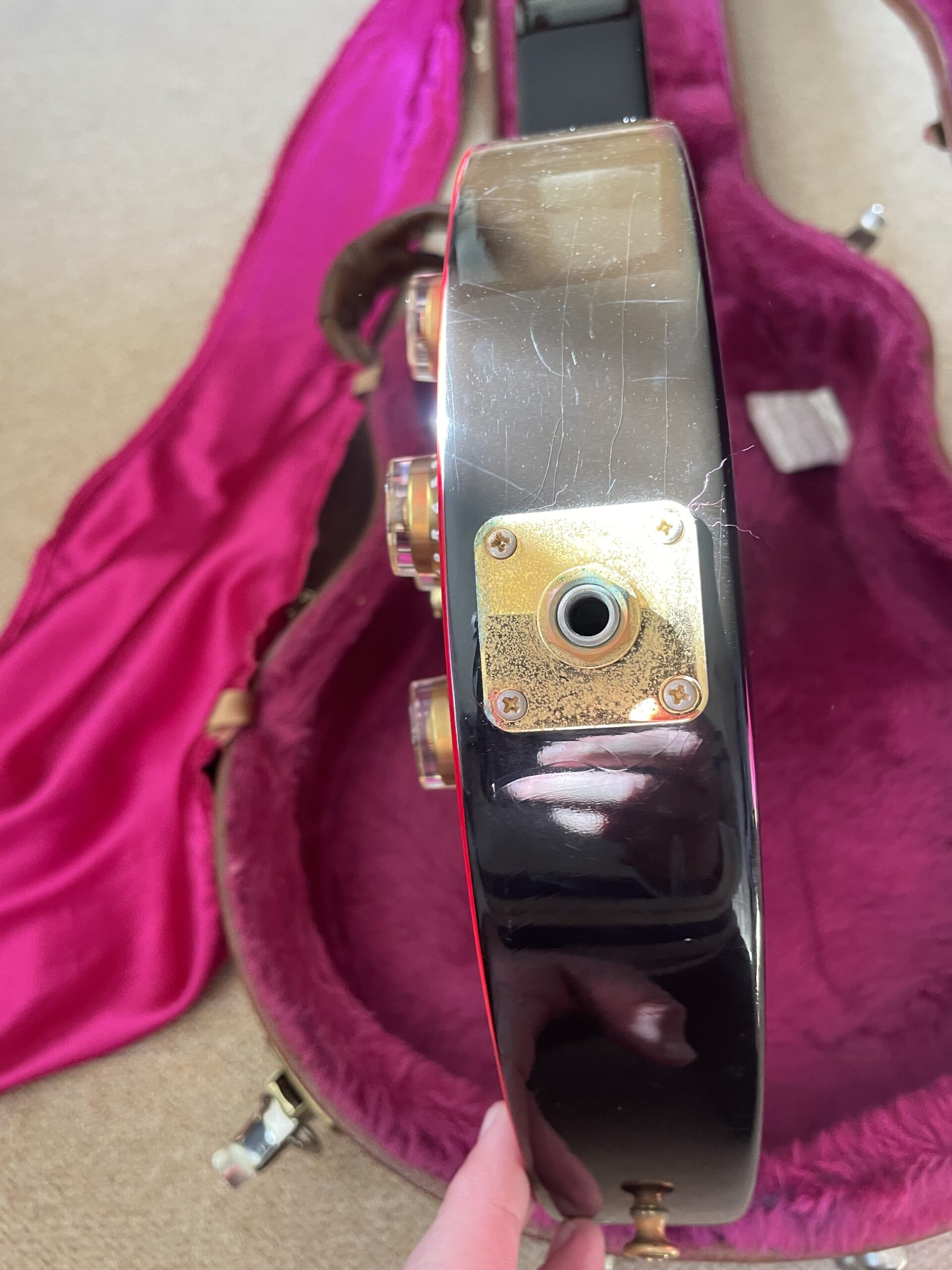 Gibson USA Les Paul Studio Gem Series Ruby 1996 - Image 4