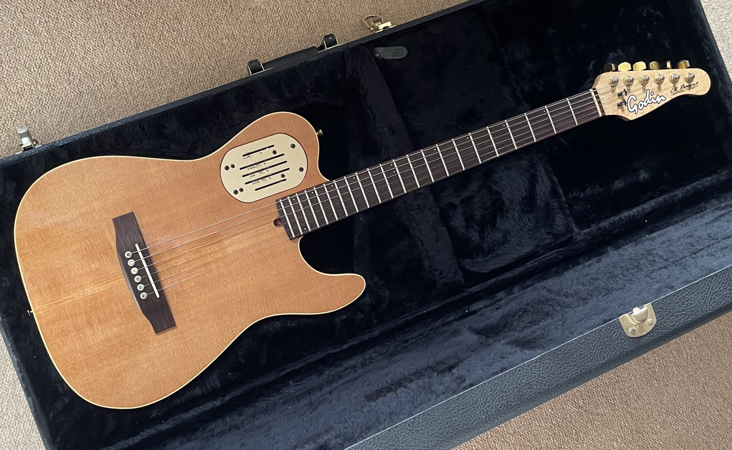 Godin Acousticaster 1991 (one of the first) Canada Signed by Robert Godin