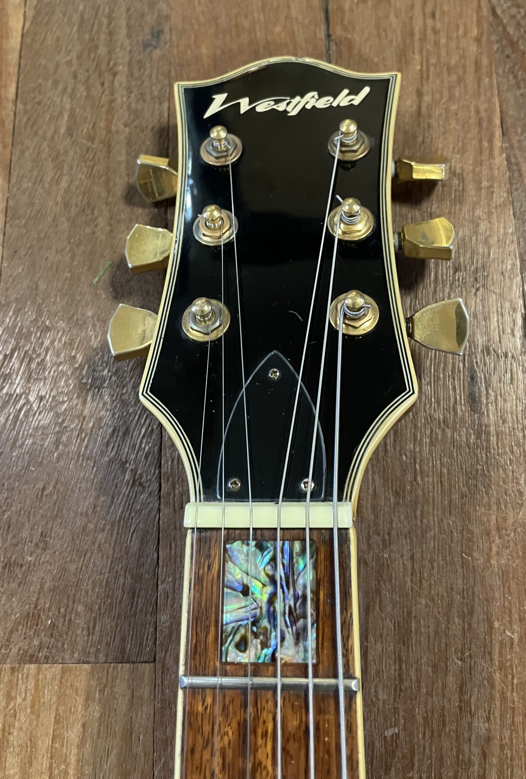 Westfield Left Handed Les Paul Electric Guitar Cherry Sunburst 1990’s - Image 5