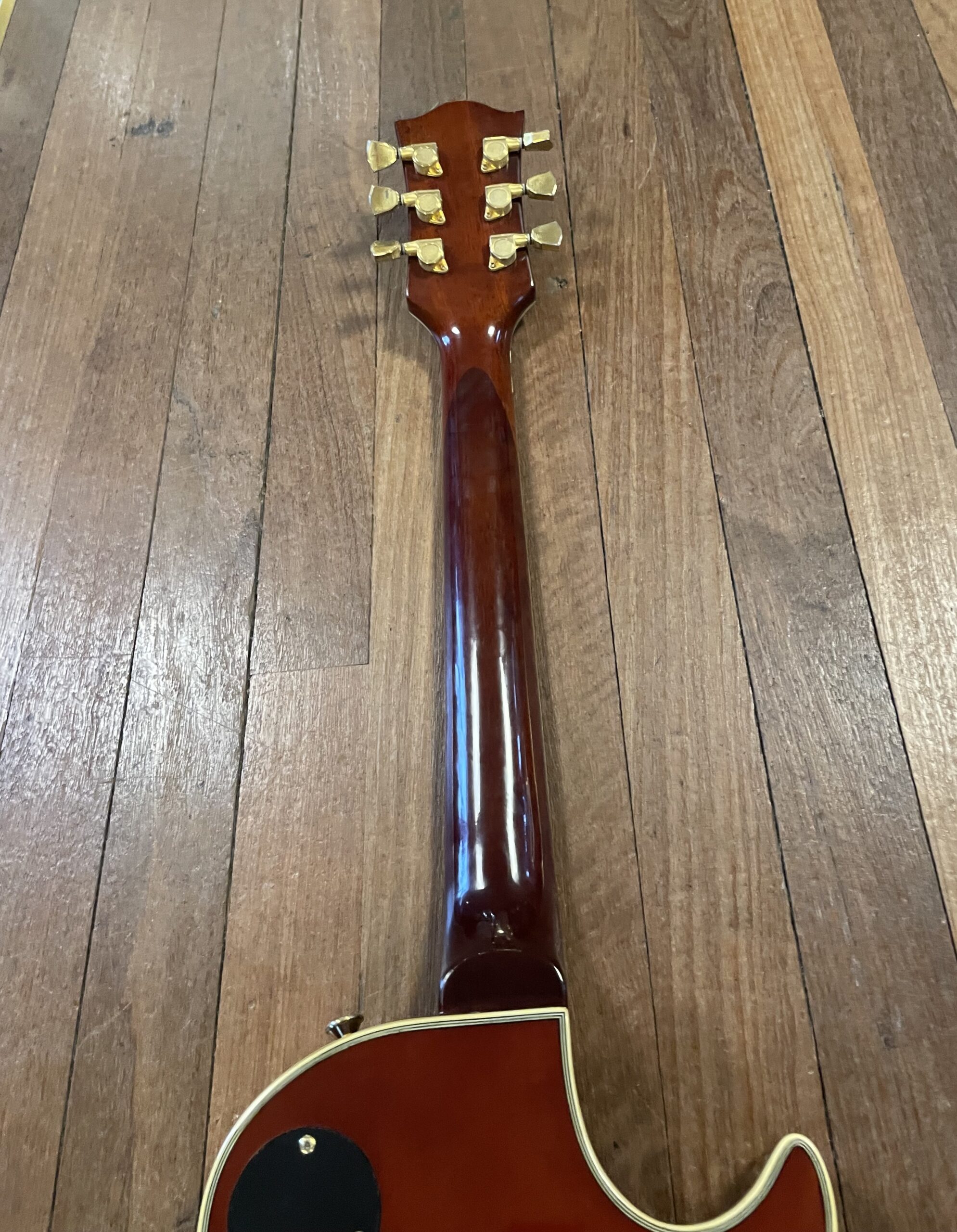 Westfield Left Handed Les Paul Electric Guitar Cherry Sunburst 1990’s - Image 8